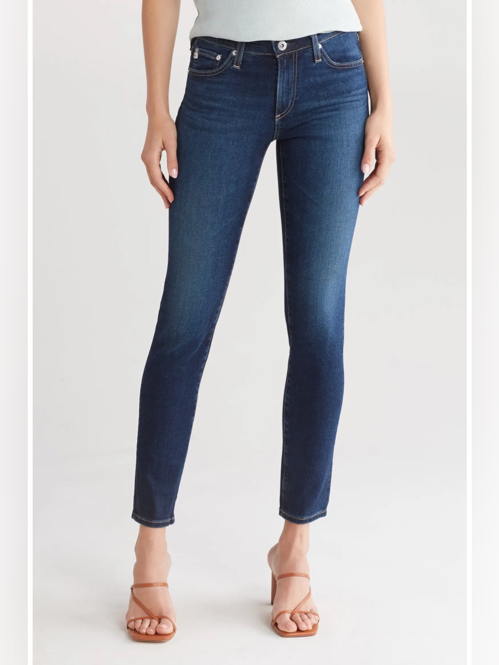 Nwot- Ag B-Type 02 Slim Straight Jeans, Blue, Size 23